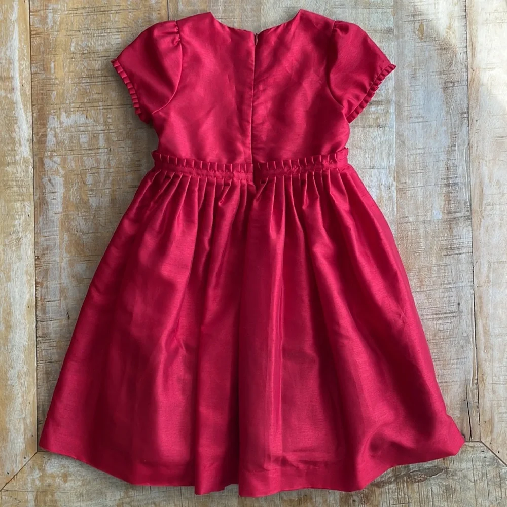 Edgehill Collection girls holiday red dress size 4t